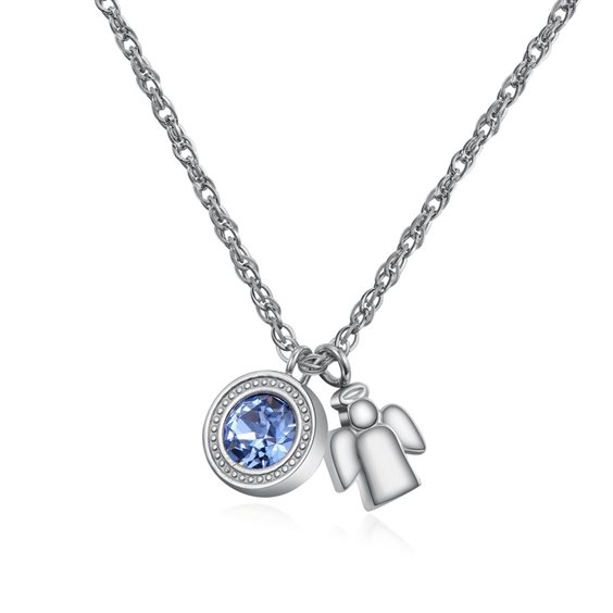 Collana Sagapo Donna Lucky Light in Acciaio Cristallo SKT03 - SKT03